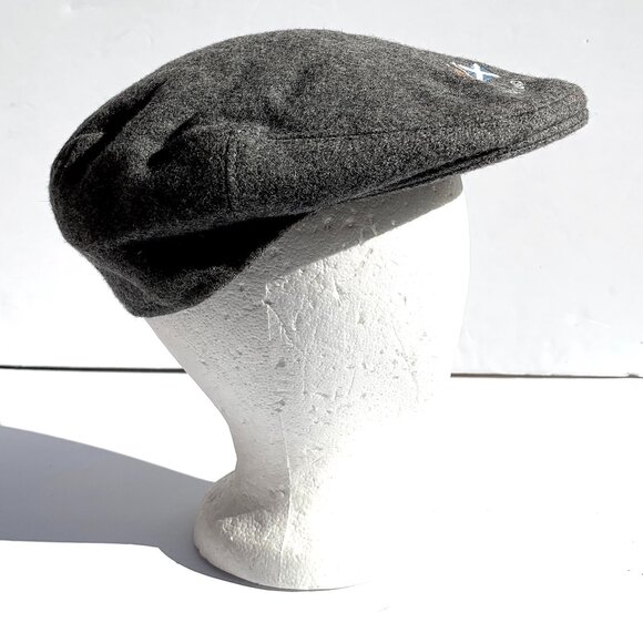 Vintage Glen Appin of Scotland Classic Gray Wool Newsboy Flat Cap Men’s XL - Picture 3 of 8